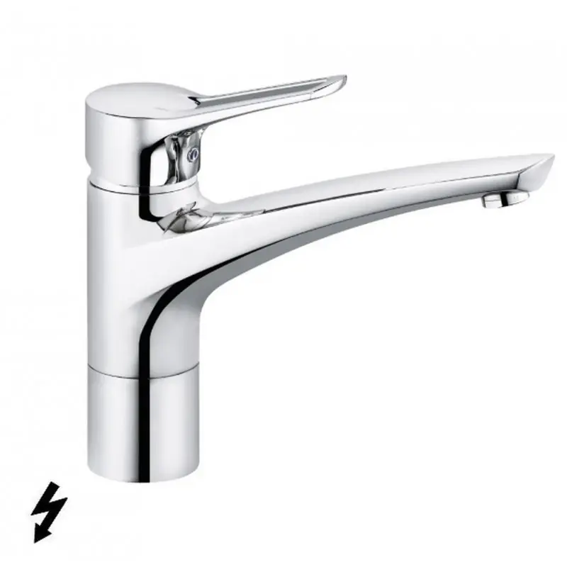 KLUDI MX Spültisch-Einhandmischer für Niederdruck, Chrom 399050562 Echt