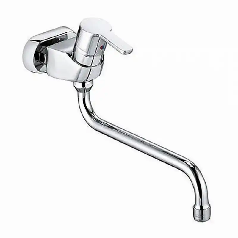 KLUDI Logo Neo Spültisch-Wand-Einhandmischer, Chrom 379140575 Must-Have