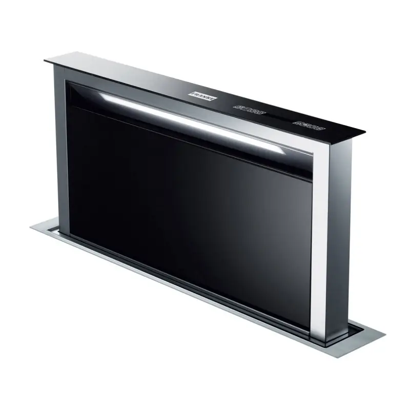 Letzte Chance Franke Tischhaube Dawn FDW 908 IB XS Edelstahl/Glas schwarz mit Motor, 110.0260.620