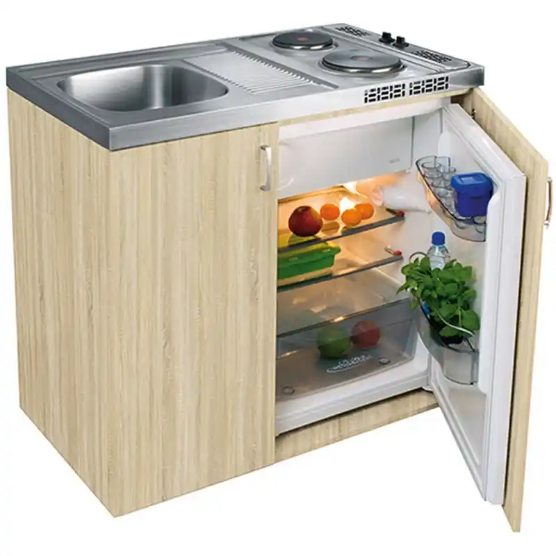 Heißes Angebot Franke Kitchenette Küchenkomplett mit Schrank und Kühlschrank KKN411-1000, 104.0058.330