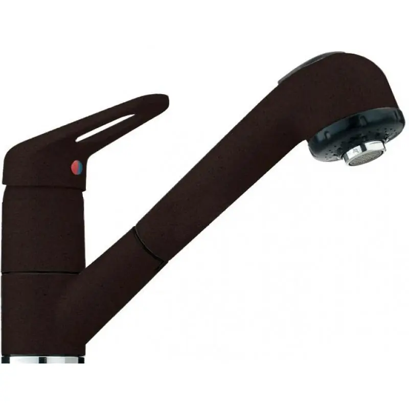 Neuheit Franke Armatur 740 Zugauslauf Chocolate, mit Schlauchbrause, Hochdruck , 115.0184.254