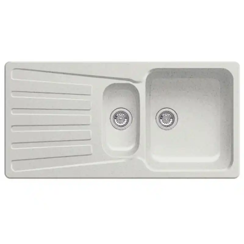 BLANCO Nova 6 S Küchenspüle mit Ablaufgarnitur, weiß 510488 Direktkauf