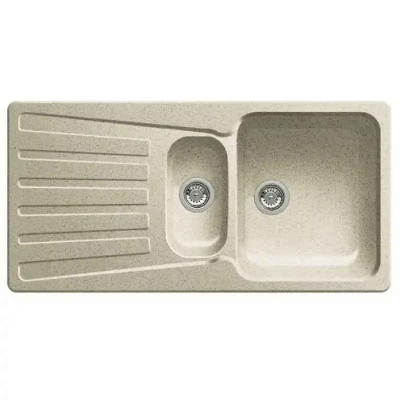 Sale BLANCO Nova 6 S Küchenspüle mit Ablaufgarnitur, Sandfarbig 510489