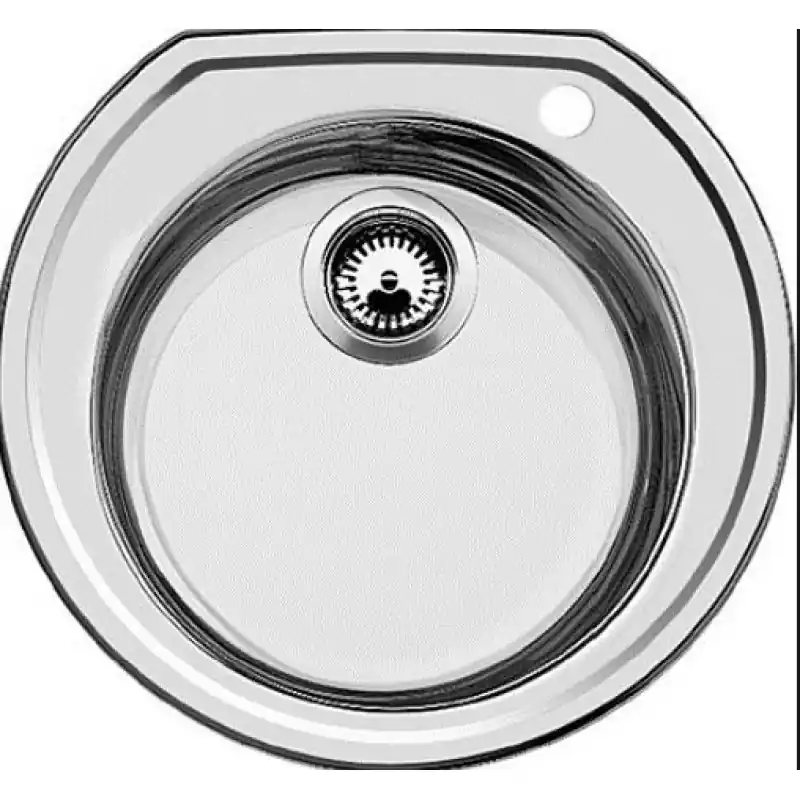 Abverkauf Blanco Rondoval Einbauspüle Edelstahl Bürstfinish 513313