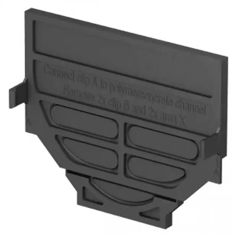 Neue Ware ACO Self Euroline Kombistirnwand für Rinnenanfang/-ende 319288
