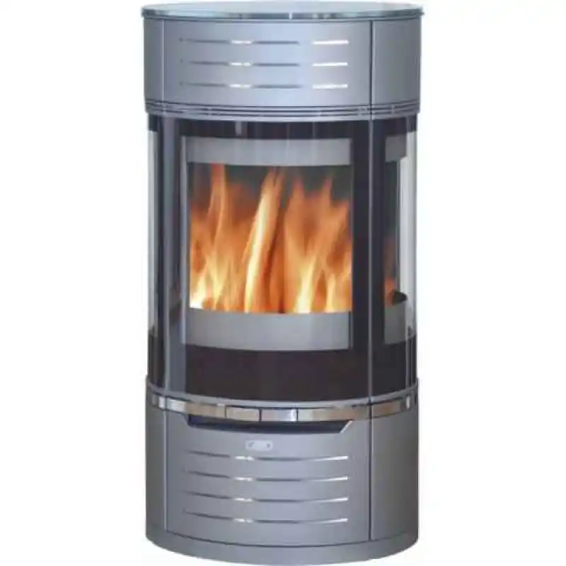 ABX ATRIUM 4679-5 Kaminofen, grau Zertifiziert