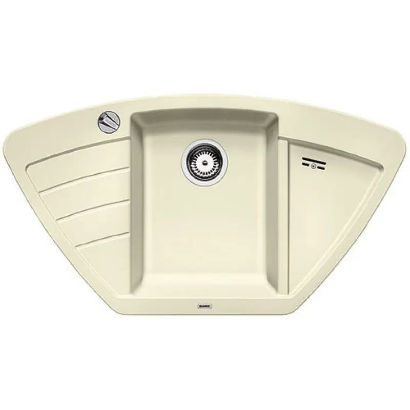 Preis Gesenkt BLANCO Zia 9 E jasmin (Silgranit PuraDur II) mit Exzenter 514751