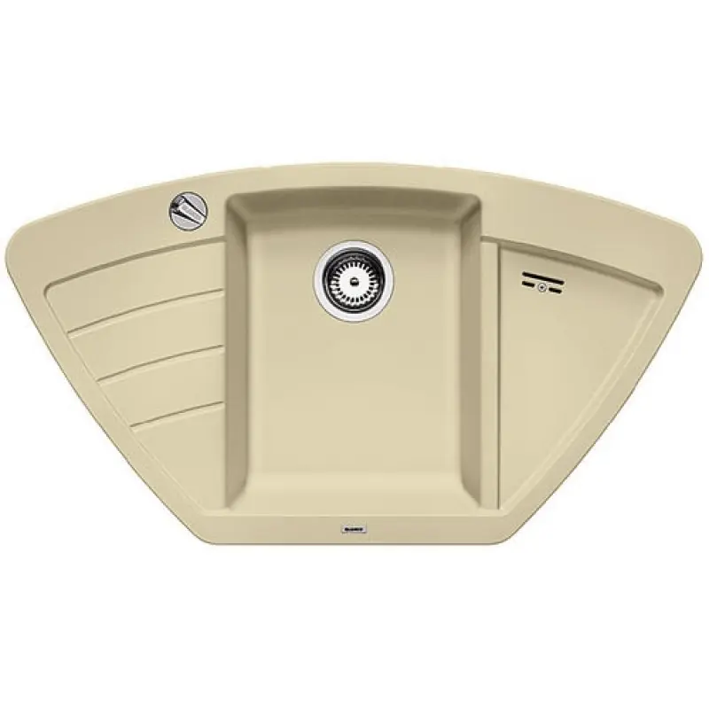 BLANCO Zia 9 E champagner (Silgranit PuraDur II) mit Exzenter 514752 Neue Ware