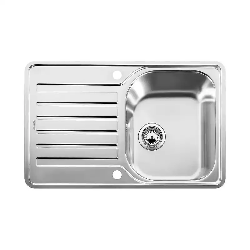 Sichere Zahlung BLANCO Lantos 45 S - IF Spüle Compact Edelstahl mit Exzenter, bürstfinish 519059