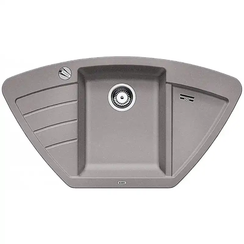 Geprüft BLANCO Zia 9 E alumetallic (Silgranit PuraDur II) mit Exzenter 514749