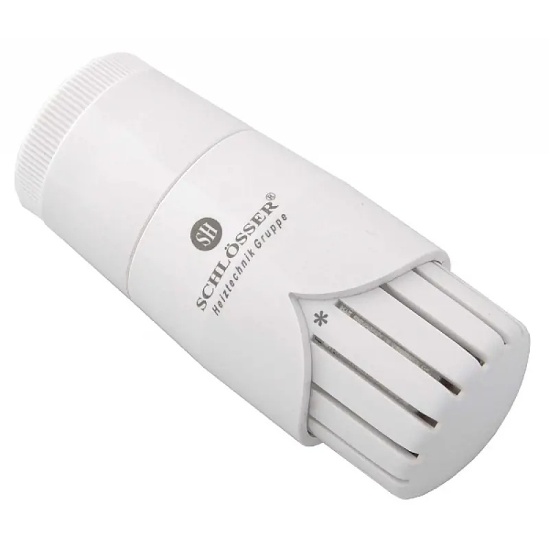 Zertifiziert Schlösser Diamant Thermostat-Kopf weiß 6001 00001