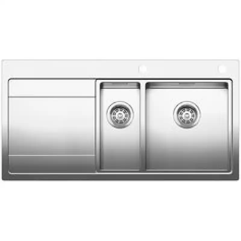 Meistverkauft BLANCO Divon II 6 S-IF Edelstahl Spüle Seidenglanz rechts 519820