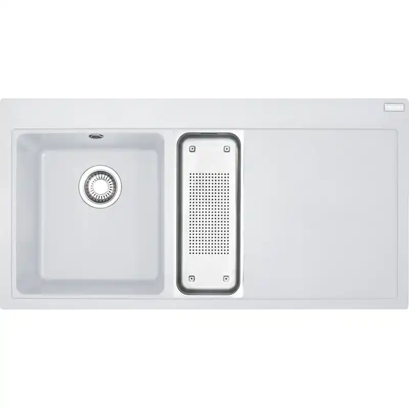 Franke Mythos MTG 651-100 Fragranit DuraKleenPlus, Glacier, Becken links, 114.0017.864 Neuheit
