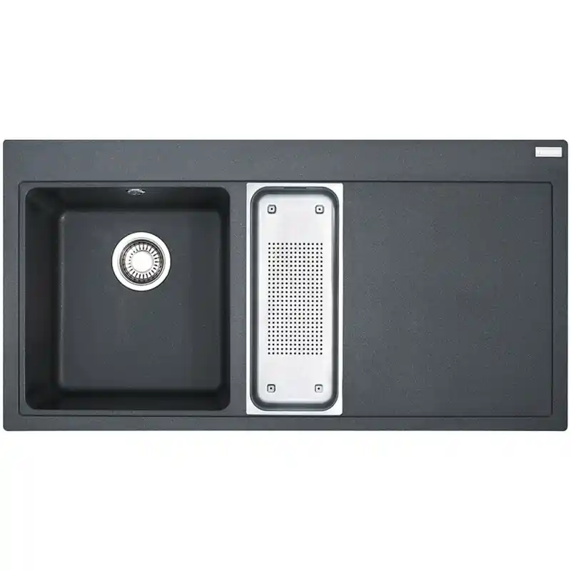 Franke Mythos MTG 651-100 Fragranit DuraKleenPlus, Graphit, Becken links, 114.0476.965 Beliebt