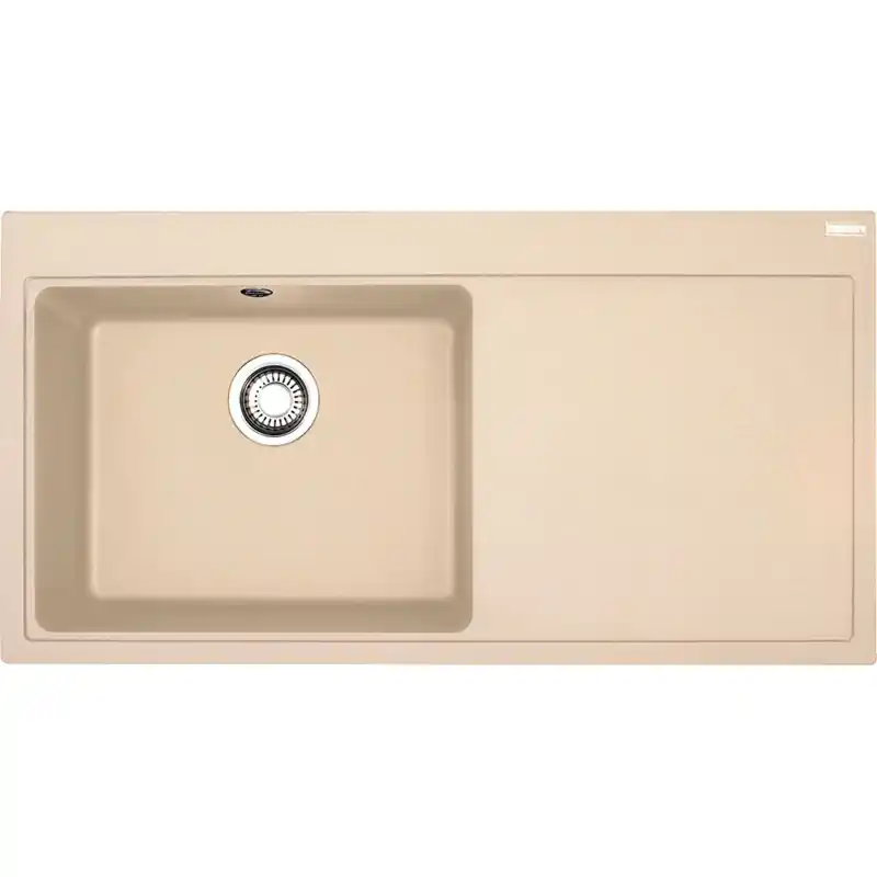 Franke Mythos MTG 611 Fragranit DuraKleenPlus beige, Becken links 114.0477.029 Abverkauf