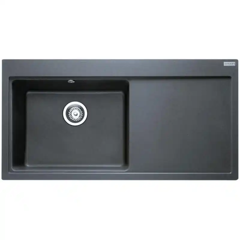 Franke Mythos MTG 611-100 Fragranit DuraKleen Plus, Becken links, Graphit 114.0476.998 Highlight