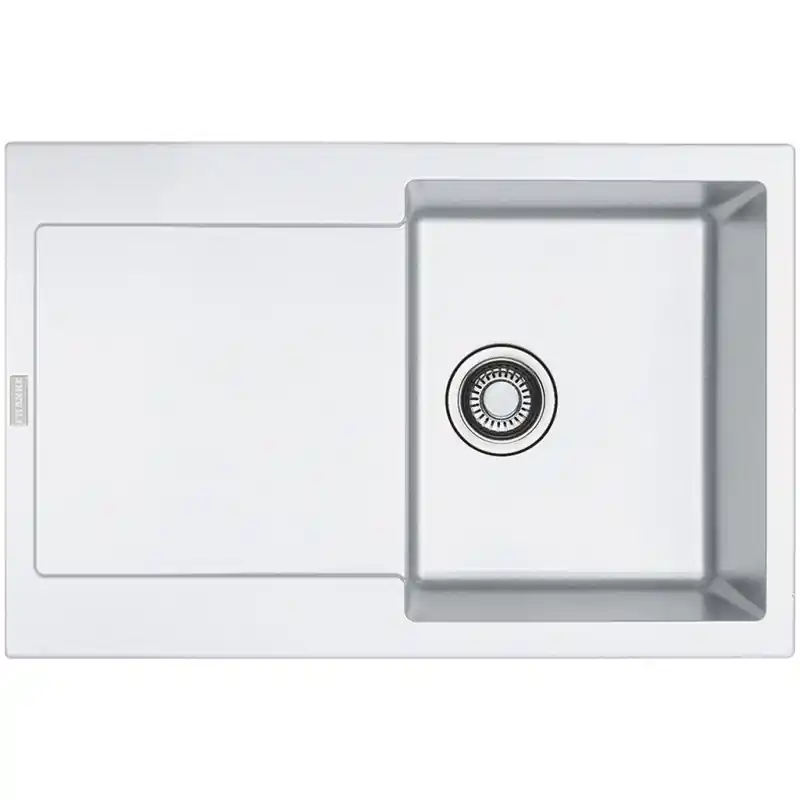 Preis Gesenkt Franke Maris MRG 611-78, 780x500 mm,Küchenspüle Fragranit Glacier 114.0055.697