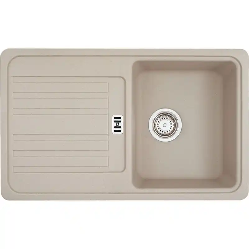 Franke Euroform EFG 614-78, 780x475 mm, Einbauspüle, Siebkorbfventil, Sahara 114.0120.088 Kracherpreis