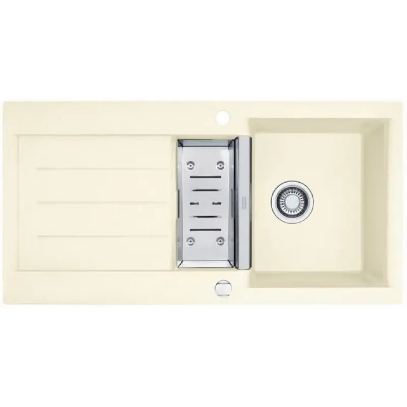 Franke Java JAG 651 Fragranit DuraKleenPlus Glacier + Siebkorb 114.0056.263 Begrenztes Angebot