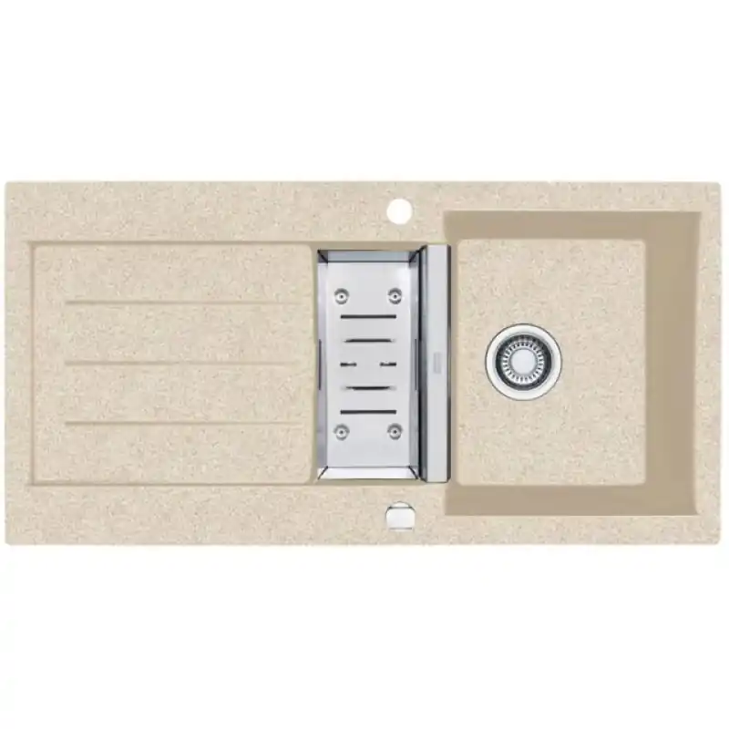 Franke Java JAG 651 Fragranit DuraKleenPlus Beige + Siebkorb 114.0056.265 Heißes Angebot