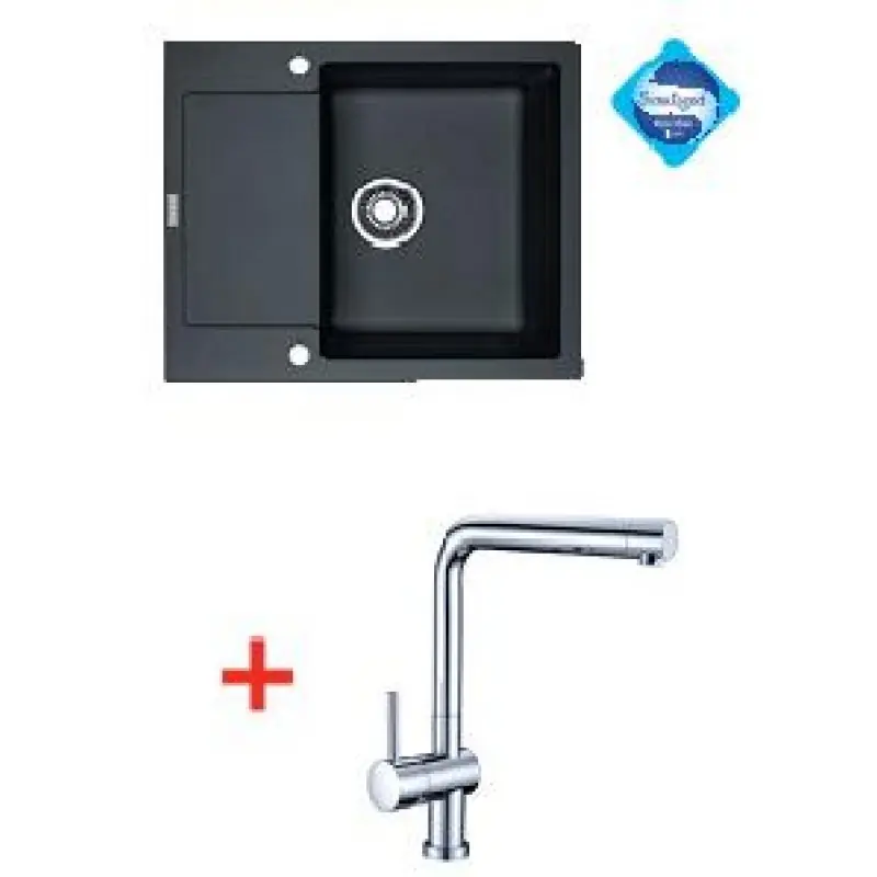 Franke SET G7 Fragranit Spüle MRG 611-62.099 graphit + Küchenarmatur Samoa Begrenztes Angebot