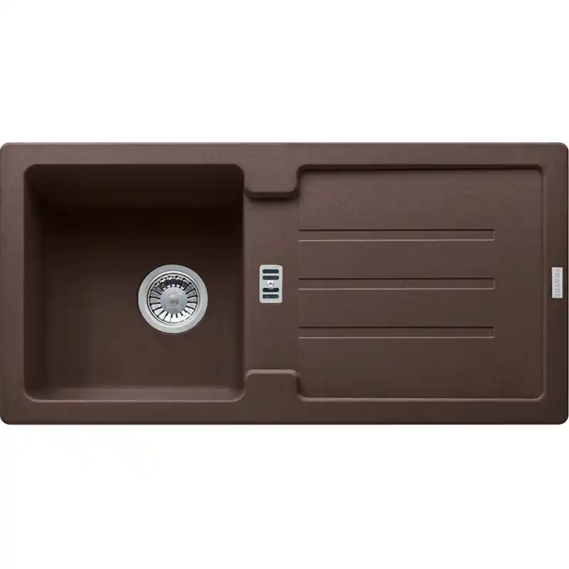 Zertifiziert Franke Strata STG 614, 860x435 mm, Küchenspüle Fragranit, Chocolate 114.0197.799