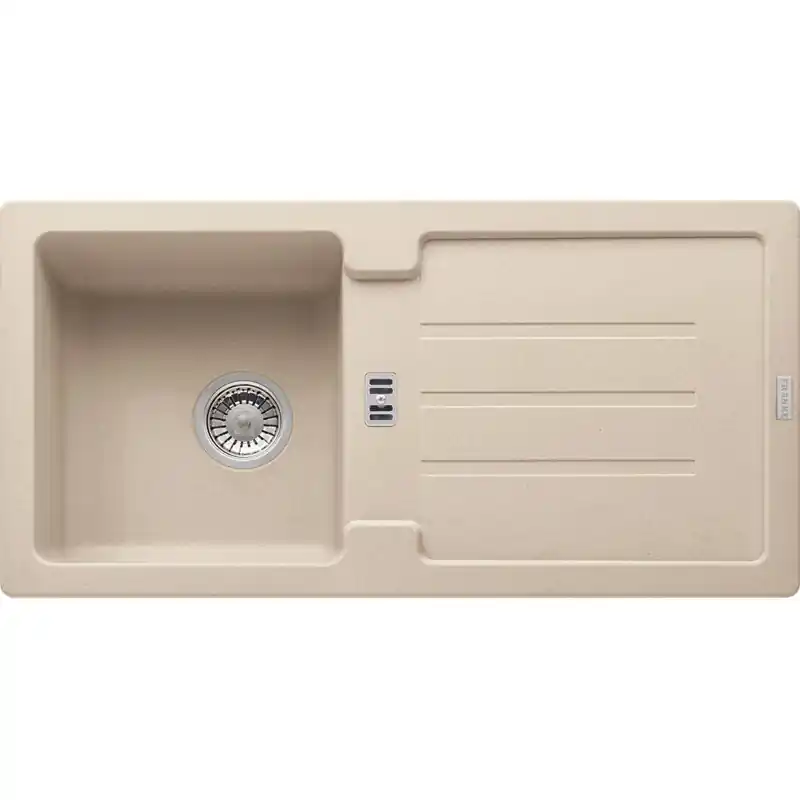 Neu Franke Strata STG 614, 860x435 mm, Küchenspüle Fragranit, Beige 114.0302.757