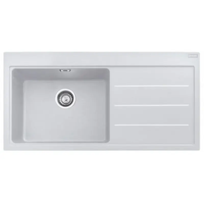 Wochenendangebot Franke Mythos Fusion MTF 611-100 Fragranit Einbauspüle links, glacier 114.0157.244