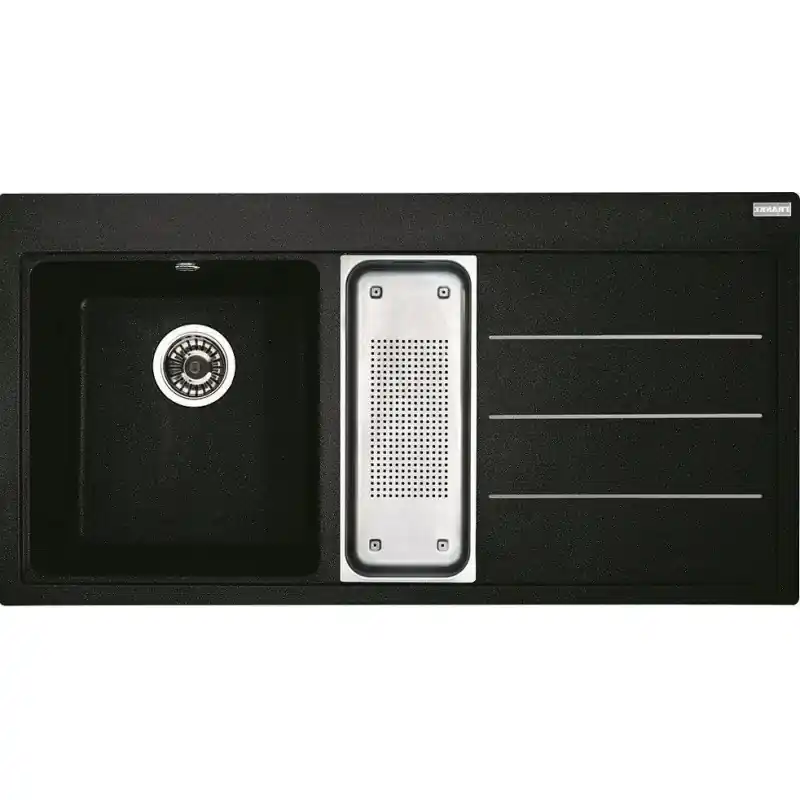 Franke Mythos Fusion MTF 651-100 Fragranit Einbauspüle links, onyx 114.0156.992 Angebot