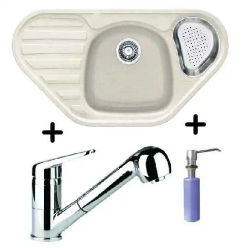 Direkt Vom Hersteller Franke SET G46 Fragranit Einbauspüle COG 651 E Magnolia+ Armatur FC 9547+Spülmittelspender