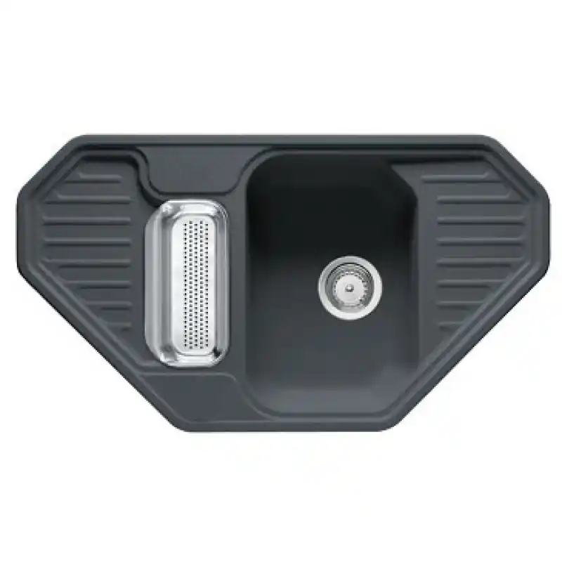 Begrenztes Angebot Franke Euroform EFG 682 E, Fragranit Einbauspüle Graphit