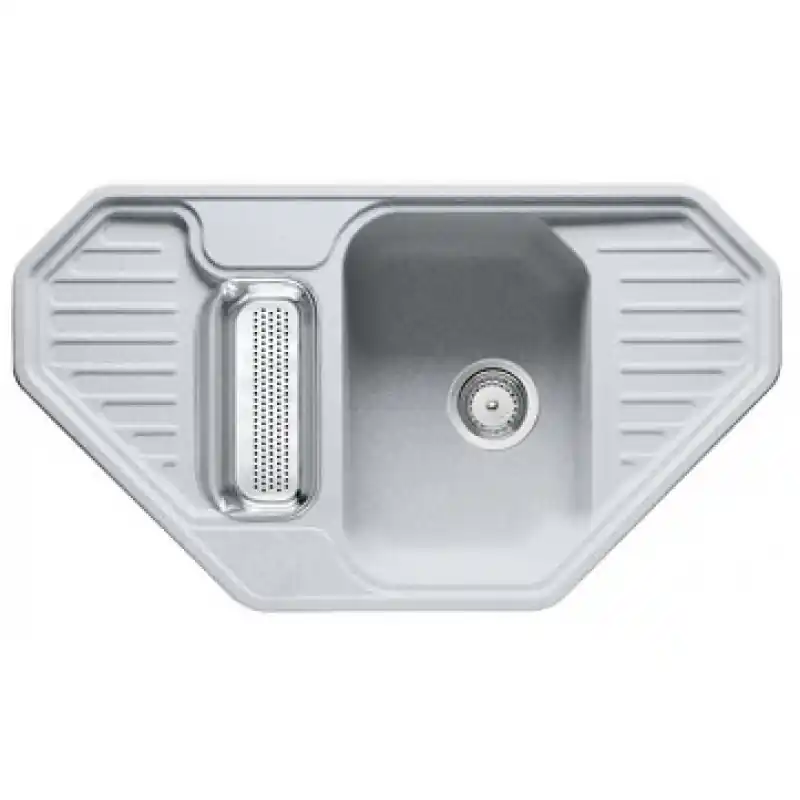Finale Aktion Franke Euroform EFG 682 E, Fragranit Einbauspüle Silber