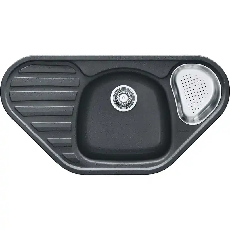 Abverkauf Franke Calypso COG 651 E, 960x500 mm, Küchenspüle, Fragranit+ Graphit, 114.0284.857