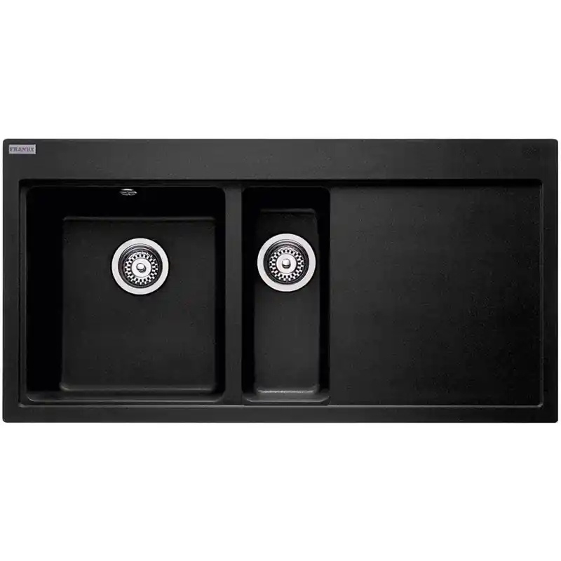 Begrenztes Angebot Franke Mythos MTG 651-100 Fragranit DuraKleenPlus Onyx, Becken links, 114.0476.964