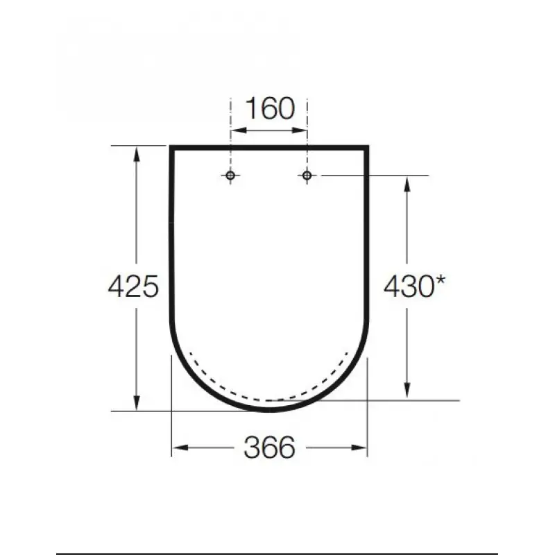 Ausverkauf Roca Happening WC-Sitz mit Softclose, 7801562004