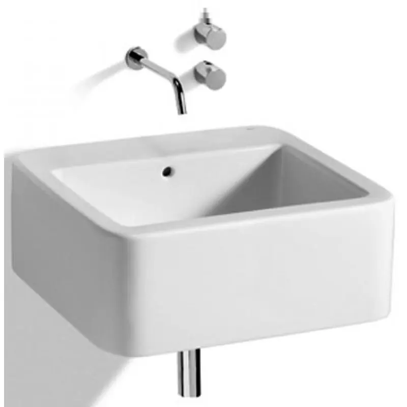 Roca Element Waschtisch 60 x 50,5 cm, ohne Loch für Armatur, MaxiClean 732757000M Begrenztes Angebot