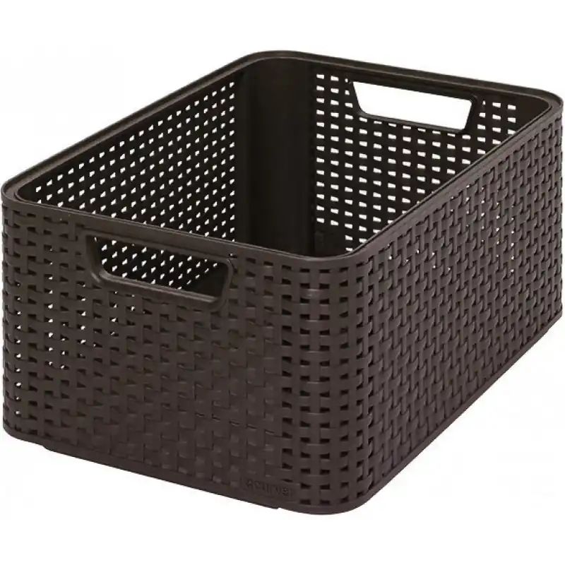 CURVER STYLE M Aufbewahrungsbox 38,6 x 17 x 28,7 cm dunkelbraun 03615-210 Knallerangebot