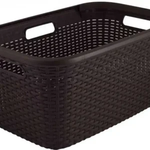 CURVER STYLE 45L Wäschekorb 59,2 x 38 x 27 cm, dunkelbraun 00708-210 Knallerangebot
