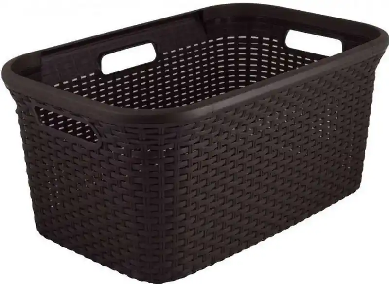 CURVER STYLE 45L Wäschekorb 59,2 x 38 x 27 cm, dunkelbraun 00708-210 Knallerangebot