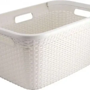 CURVER STYLE 45L Wäschekorb 59,2 x 38 x 27 cm, creme 00708 Direktkauf