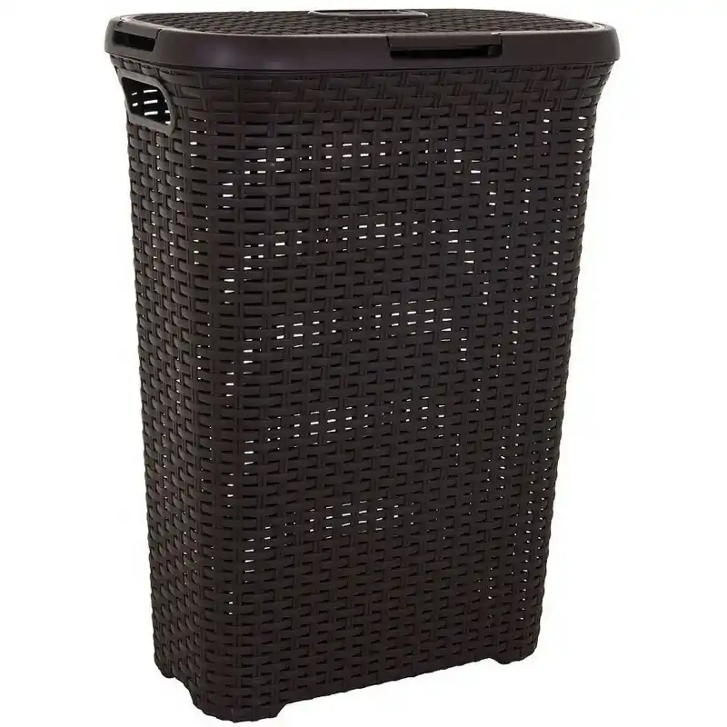 CURVER STYLE 40L Wäschesammler 44,8 x 61,5 x 26,5 cm, dunkelbraun 00709-210 Abverkauf
