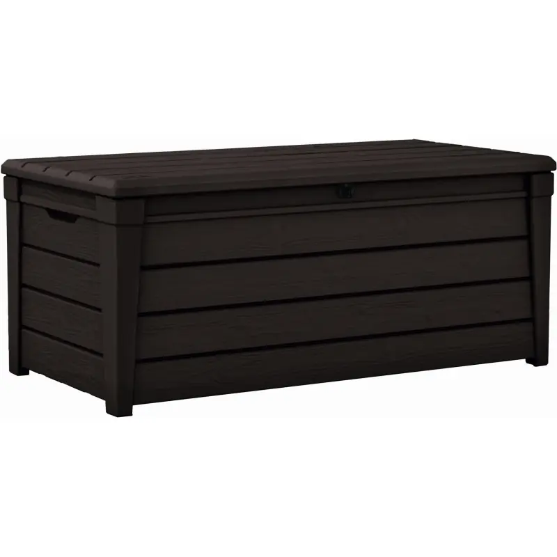 KETER BRIGHTWOOD 454L Garten-Aufbewahrungsbox 145 x 69,7 x 60 cm, braun 17194454 Kracherpreis