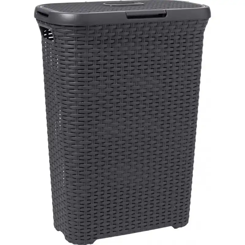 CURVER STYLE 40L Wäschesammler 44,8 x 61,5 x 26,5 cm, dunkelgrau 00709-308 Sonderaktion