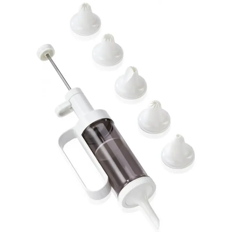 Schneller Versand LEIFHEIT Garnierspritze, 6 Formtüllen 03162