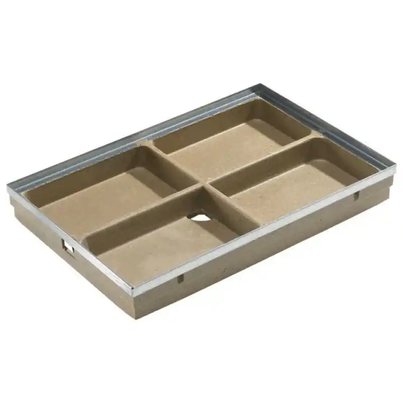 Abverkauf ACO Self Vario Bodenwanne aus Polymerbeton, 60 x 40 cm, mit Ablaufloch 00398