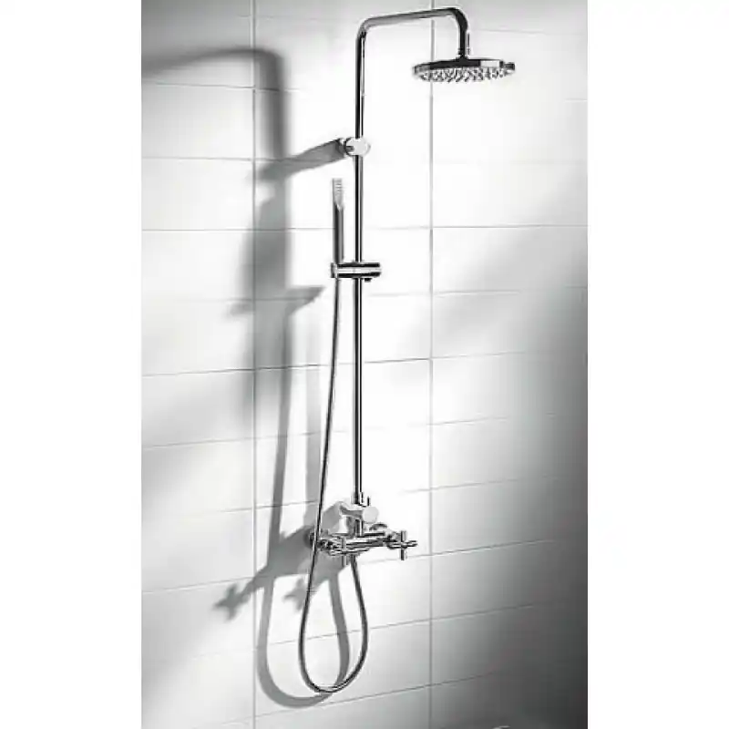 Solange Der Vorrat Reicht Roca Loft Duschbatterie mit Standrohren, chrom 75A9743C00