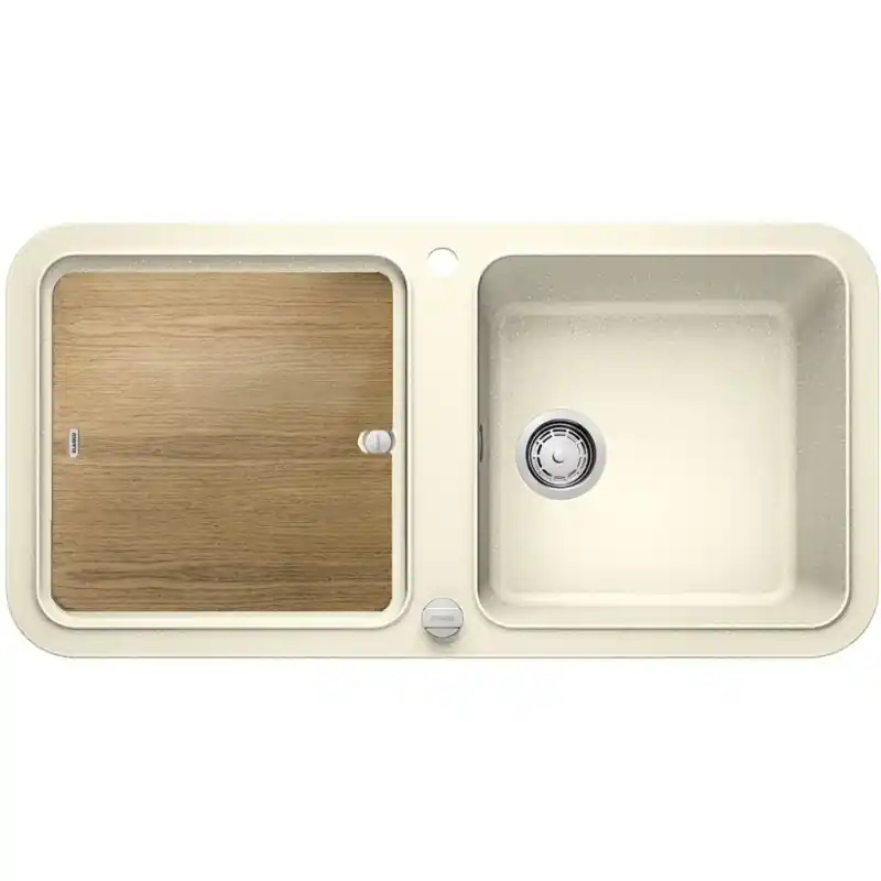 BLANCO Yova XL 6 S SILGRANIT jasmin mit Esche-Compound-Arbeitsbrett 519588 Jetzt Bestellen