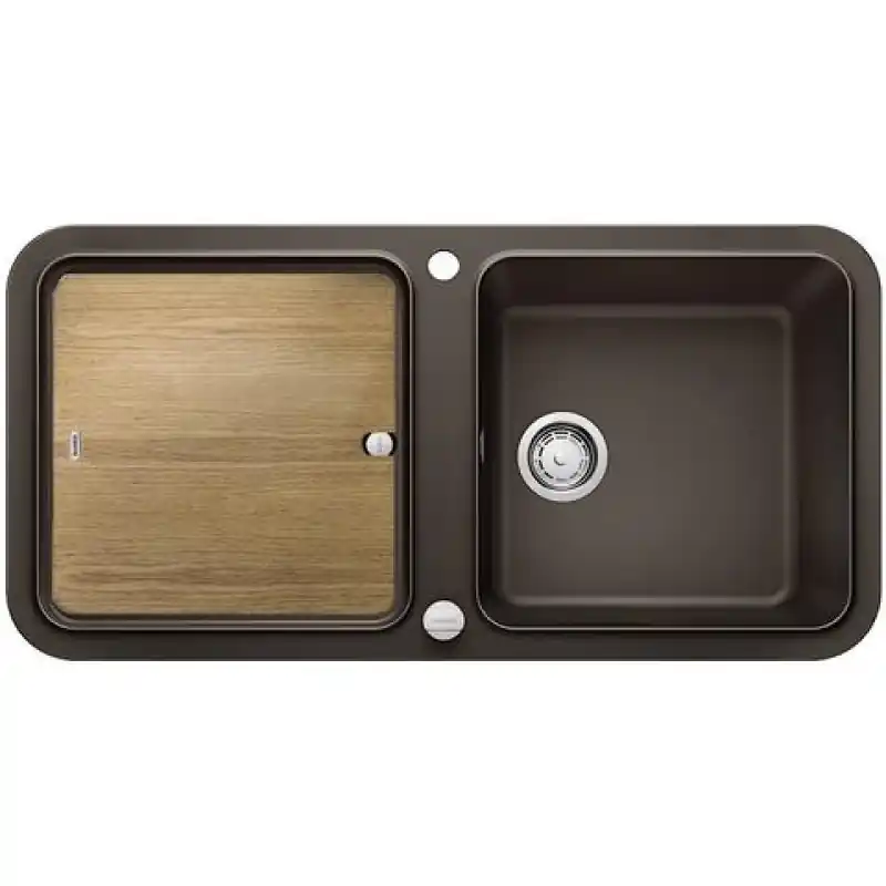BLANCO Yova XL 6 S SILGRANIT cafe mit Esche-Compound-Arbeitsbrett 519592 Jetzt Kaufen