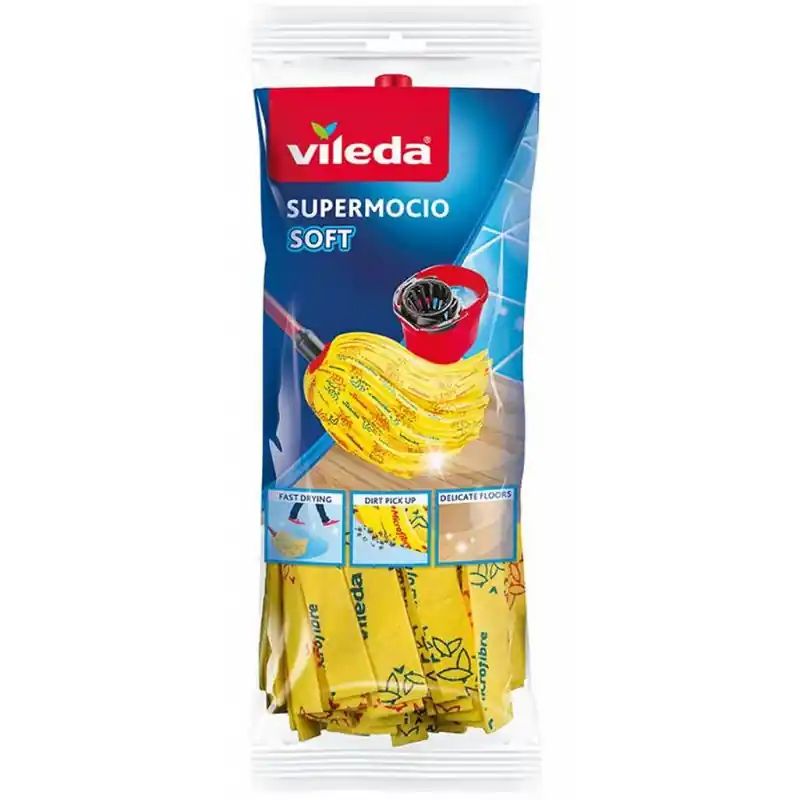 VILEDA SuperMocio Soft Ersatzbezug mit 30% Microfaser 141554 Sonderangebot