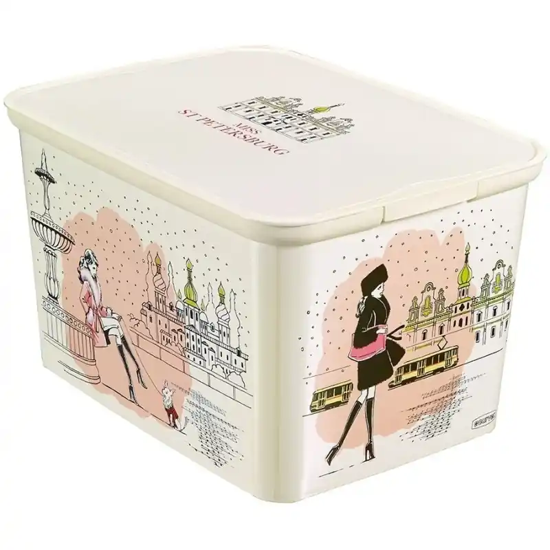 CURVER Decobox AMSTERDAM S Miss St Petersburg, 29 x 20 x 14 cm, 04729M34 Direktkauf